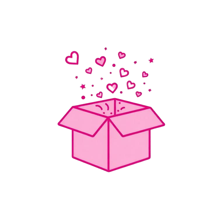 BoxedUpBabe open gift box logo